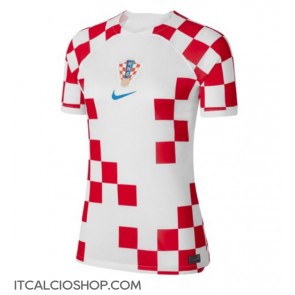 Croazia Prima Maglia Femmina Mondiali 2022 Manica Corta